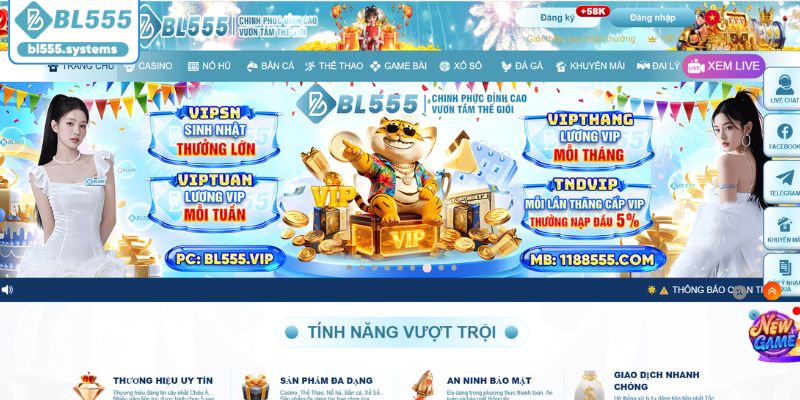 Giao diện thiết kế đẹp mắt, danh mục sắp xếp logic