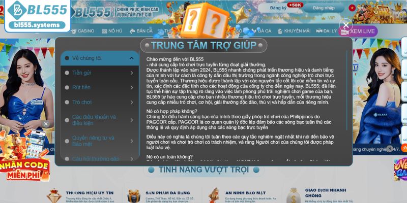 Tổng quan về sân chơi BL555 